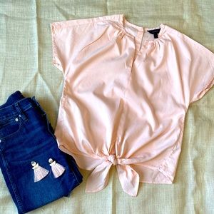 Jcrew Tie Top